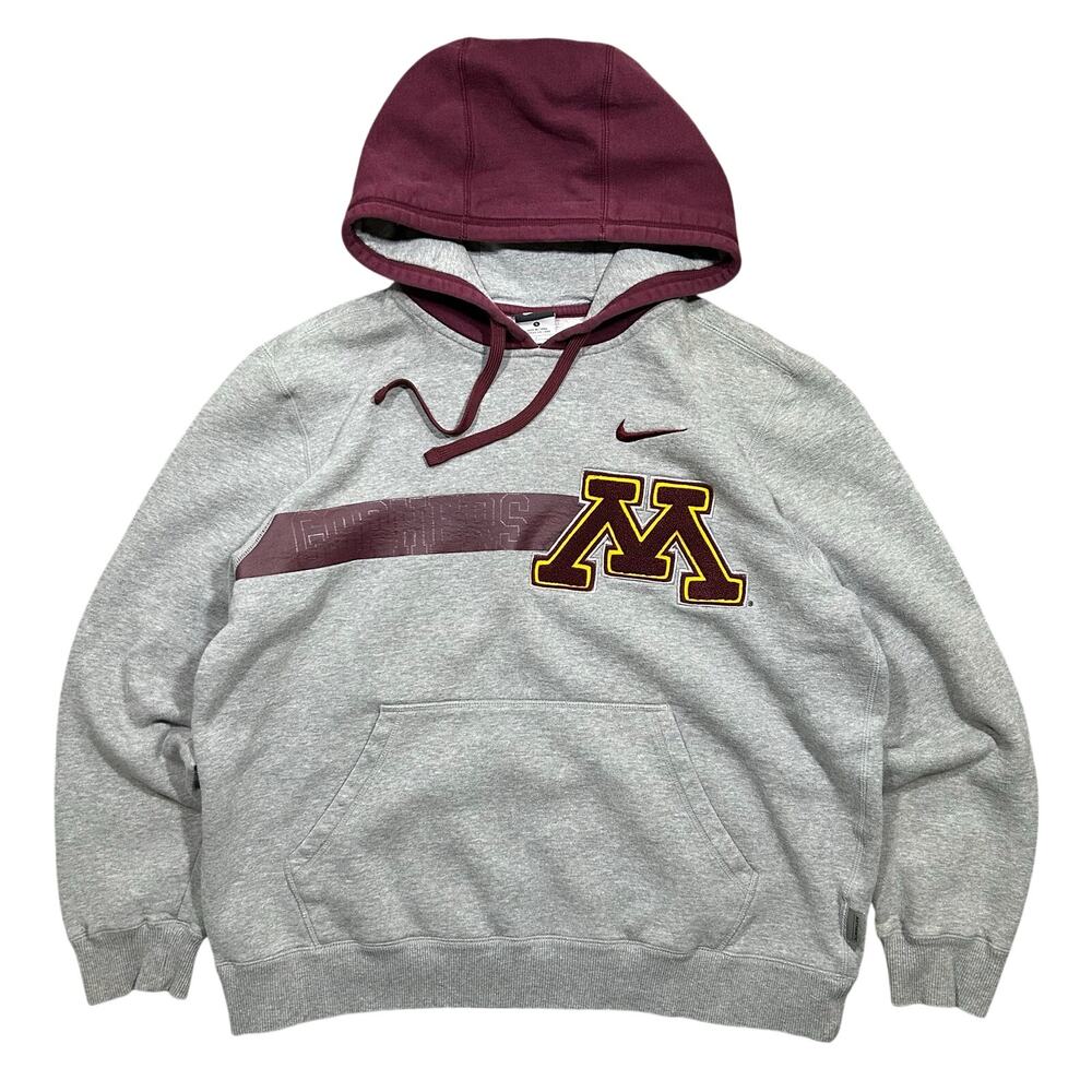 Vintage Y2K Nike Minnesota Gophers Patch Hoodie Men’s Small Sweatshirt
